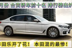 八月合资轿车前十名出炉，丰田乐开了花，别克孤军奋战，本田最惨视频封面
