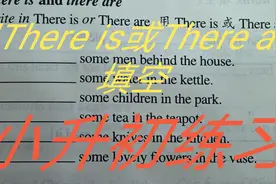 there is和there are，表示某地有某人或者某物，你能区别出来吗视频封面