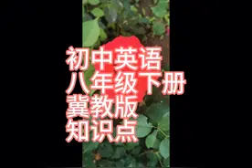 初中英语八年级下册冀教版知识点汇总视频封面