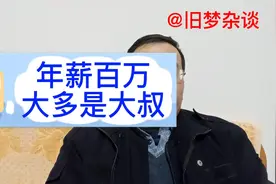 年薪百万的只有四十万人，而且大多数是中老年人，年轻人非常少视频封面