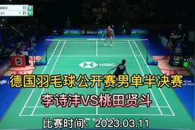 李诗沣天神下凡，单局仅让桃田得了7分，太残暴了视频封面