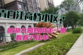 青白江热销高档小区有多高档？听湖九园走一圈看看配套，入住率低视频封面