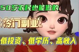 50岁农民也能做的一个冷门副业，关键低投资、低学历、高收入🤫视频封面