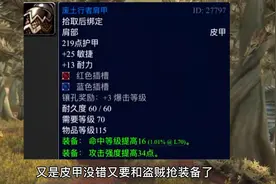 魔兽世界怀旧服：70级初期狂暴战配装，想要BIS就要抢盗贼的皮甲视频封面