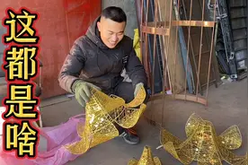 从服装店拉回来一堆金灿灿的装饰品，漂亮得很，就是叫不上名字视频封面