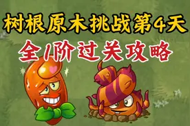 植物大战僵尸2：旅行原木树根第4天全1阶稳定过关攻略！视频封面