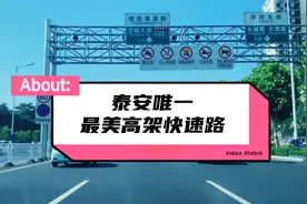 泰安市内唯一一条高架快速路。从北向南，看看两侧发展如何？视频封面