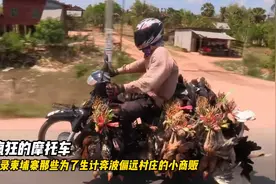 纪录片：柬埔寨的致富天才，用一辆摩托车，一天就能赚300视频封面