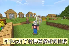 我的世界:不小心打了村民应该如何自救视频封面