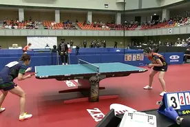 在张本美和与佐藤瞳半决赛，超过60板回合被一个“不速之客”毁了视频封面