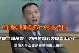 值得反思的问题：一些“独角兽”为何跑到美国去上市？视频封面