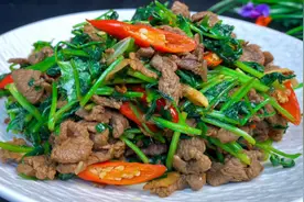 传统爆炒香菜羊肉，学会您也是大厨，肉质软嫩入口爽滑，值得推荐视频封面