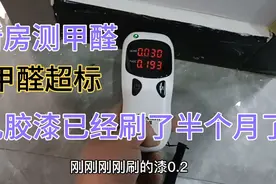 乳胶漆刷了半个月了，我们来看一下甲醛含量有多高。视频封面