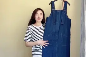 大骨架终于找到显瘦牛仔连衣裙，减龄文艺风，对胖妹妹很友好视频封面