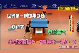 刘诗雯大战武杨！小枣决胜局2：7落后轰出一波8：0，枣总太霸气了视频封面