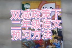 二年级语文预习，学好语文，做好预习，语文预习方法很重要，视频封面