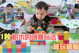 11种积木的创意玩法，适合1-3岁孩子在家早教，越玩越聪明