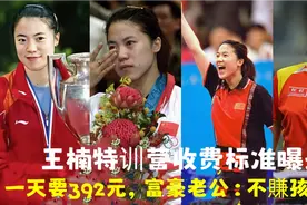 王楠特训营收费标准曝，一天要392元，富豪老公：不赚孩子钱