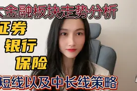 大金融板块走势分析：证券银行保险，短线以及中长线操作策略！视频封面