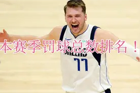 NBA本赛季总罚球数排名，字母哥遥遥领先！视频封面