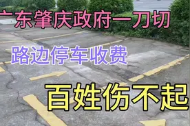 广东肇庆大街小巷一刀切停车收费，百姓苦命挣扎中