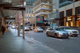 澳大利亚悉尼街景，街道干净建筑很有质感视频封面