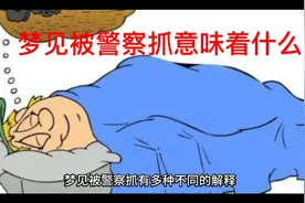 梦见被警察抓意味着什么视频封面