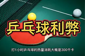 每天打一小时乒乓球固然幸福，但其中利弊我们要知晓~视频封面