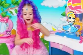益智趣味动画：小萝莉和芭比娃娃的故事，照顾可爱的小宝宝视频封面