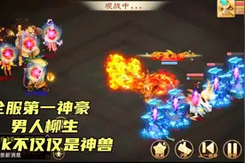 大话西游手游：全服第一神豪男人柳生pk不仅仅是神兽视频封面