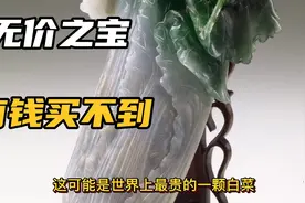 光绪皇帝妃子的昂贵嫁妆，清代翠玉白菜，台北故宫博物馆镇馆之宝视频封面