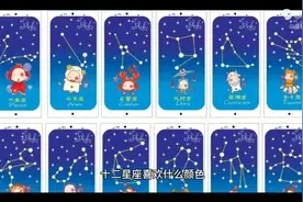12星座的专属颜色视频封面
