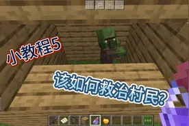 小教程5：今天教大家在我的世界中救治被感染的村民