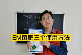 EM不是氮磷钾！EM菌是复合菌！活化土壤，提高肥效！预防土传病害视频封面