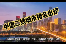 中国二线城市排名出炉：合肥成“龙头大哥”，芜湖经济“起飞”？视频封面