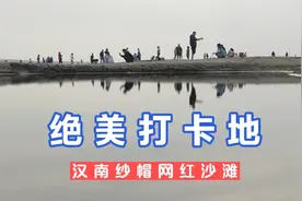 离武汉市最近的绝美沙滩，真好玩，搭帐篷，烧烤，钓鱼！玩沙！视频封面