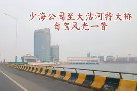 青岛市辖区，胶州市少海片区，少海公园至大沽河特大桥，初春自驾视频封面