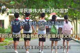 未来的15年 职业教育必将直接对接义务教育视频封面