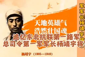 追忆东北抗联第一路军总司令第一军军长杨靖宇将军视频封面