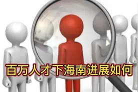 百万人才下海南进展如何视频封面