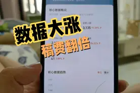 番茄小说正式首秀第二天，数据大涨，稿费翻倍。视频封面