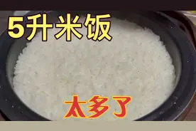 倒了半锅大米怎么就出来5升米饭？生米和熟饭什么比例？求指教！视频封面