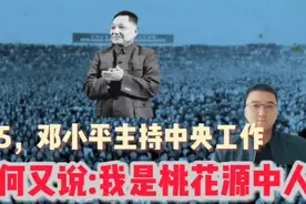 1975，邓小平主持中央工作，为何又说:我是桃花源中人视频封面