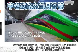 中老铁路开通首月货运金额超1亿美元，各国网友震惊：羡慕老挝！视频封面