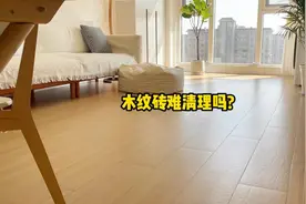 比木地板贵的木纹砖，好不好清洁？视频封面
