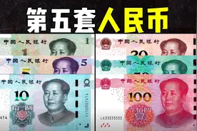 最新版人民币：1人民币-100人民币#人民币 #钱 #第五套人民币视频封面