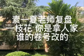 一枝花作业本是用别人的卷号改的视频封面