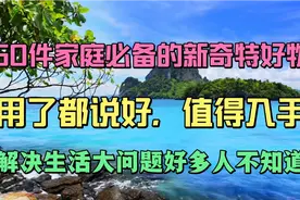 50件家庭必备新奇特好物，用了都说好，值得入手，解决生活大问题视频封面