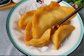 三河米饺制作全过程，外皮酥脆清香，夹杂着鲜香的馅料，停不下口视频封面