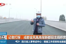 记者亲自开车带你去体验，金凤凰高架新都段主线桥已经贯通视频封面